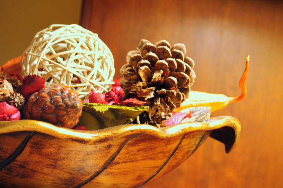 Decoration Wood Brown