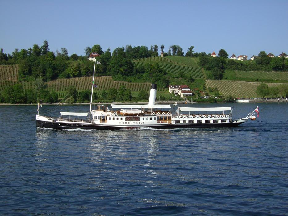 Ship Lake Constance Paddle Wheel