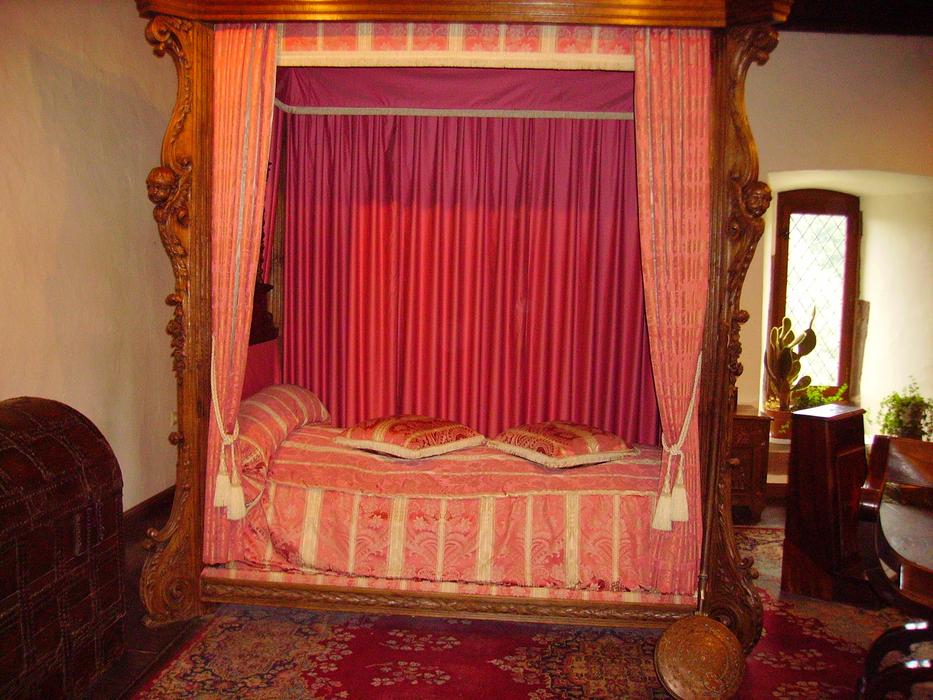Bed of Middle Ages Castle