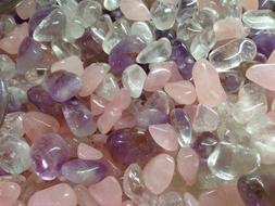Amethyst Rock Crystal Rose
