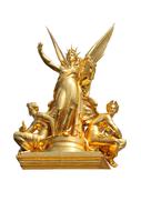 Gold Statues Brass