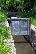 Sluice Gate Water Rill