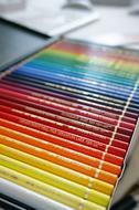 Colored Pencil Art Rainbow