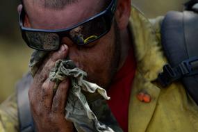 Firefighter Exhausted Exhaustion