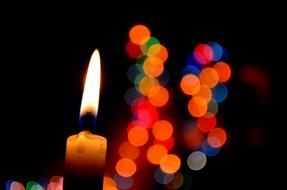 Candle Bokeh Lights