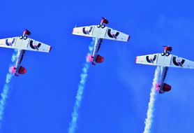 Air Show Aircraft Formation