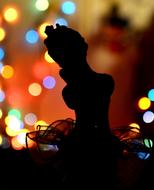 Angel Bokeh Silhouette