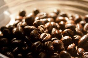 Close up of coffee bean