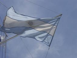 Flag Argentina Sky
