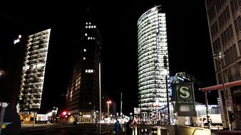 Potsdam Place Berlin Skyline