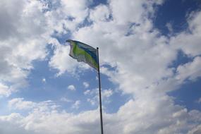 Flag Sky Blow