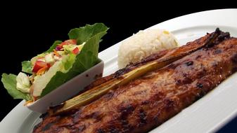 grilled fish fillet