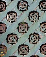 Door Leaf Ornaments Wood
