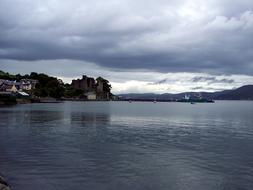 Carlingford King John Castle landscape