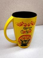 yellow coffee mug