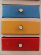 Drawers Cabinet Blue