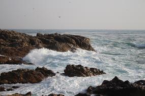 Waves Sea Rock coast