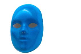 Mask Blue Scary