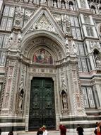 ancient cathedral in Florence Italy