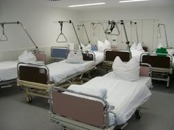 A well-kept patient room