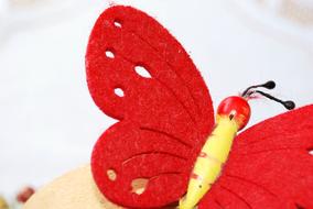 Butterfly Ornament Red