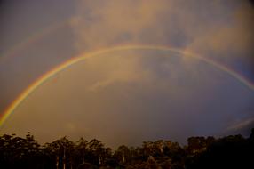 Rainbow Sky Clouds