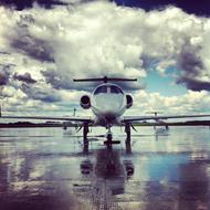 Plane Jet Clouds