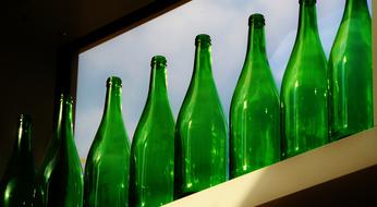 Glass Bottles Wine