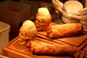 Pancakes and ice cream