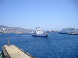 Ferry Sicily Strait Messina