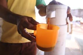 hot orange coffee