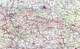 Map Eastern Bloc Czech Republic