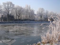 Winter Channel Ice