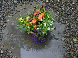 Tombstone Flowers Cemetery Floral