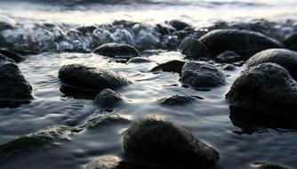 Stones Water Wave