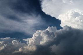 El Salvador Heavenly Blue Sky clouds