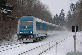 Railway Train Winter