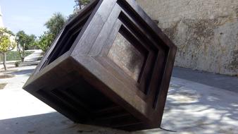 modern art, a cube in Malta