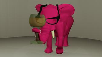 elephant modeling 3d digital image