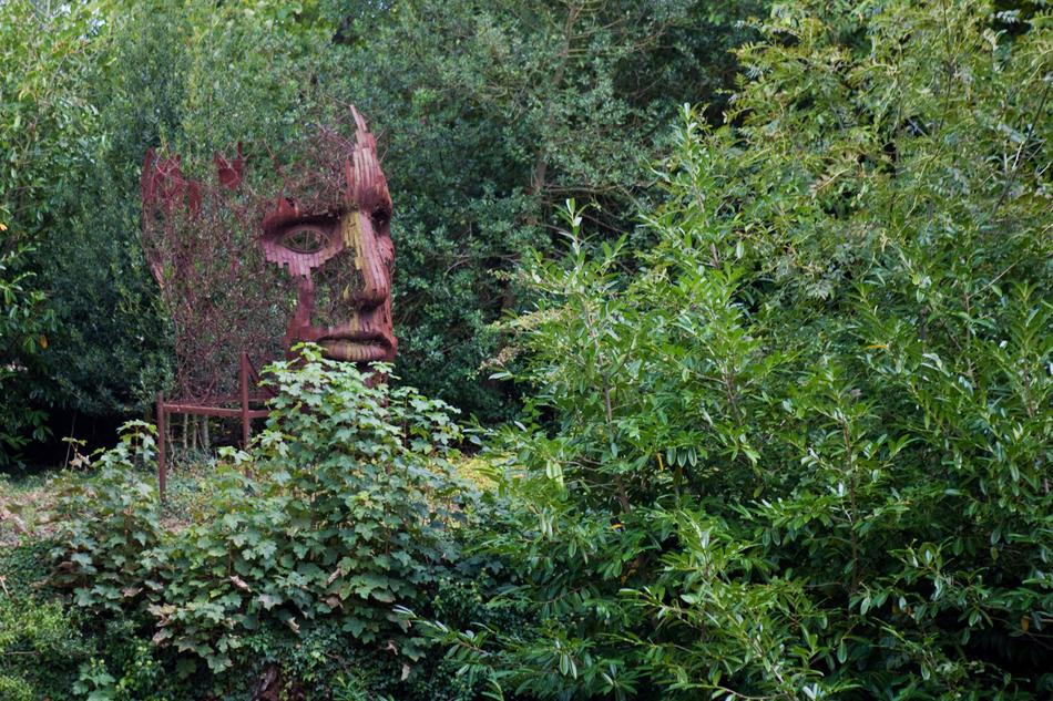 Metal Sculpture Woodland Outdoors