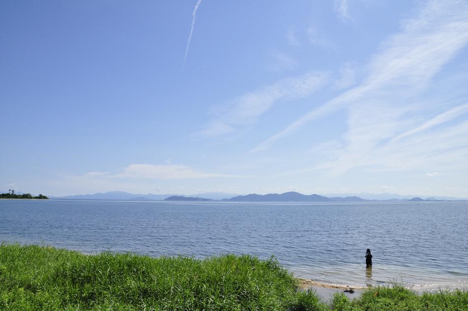 Lake Biwa In Shiga