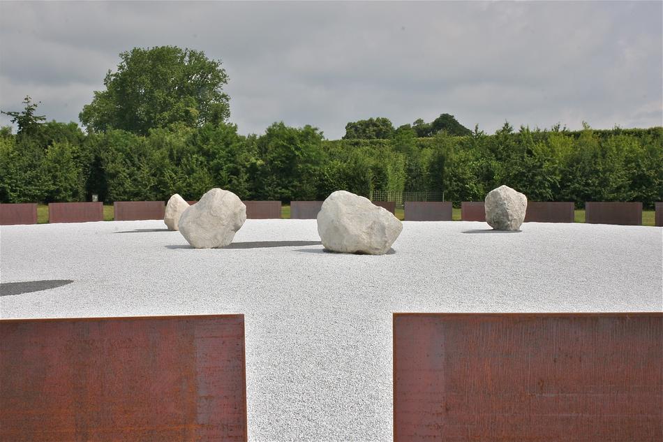 Abstract stones in Versailles Park