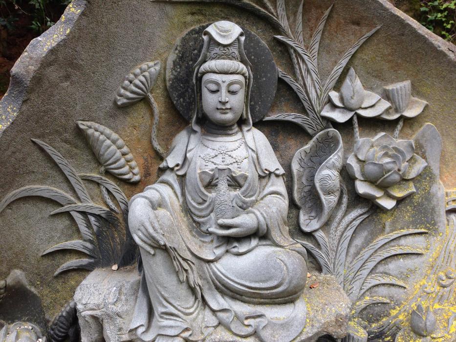 stone Zen Statue in India