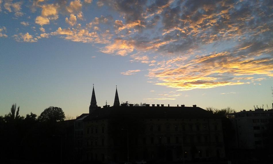 Szeged Hungary Dusk
