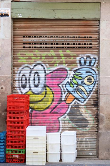 Stock Goal Turn Off graffiti