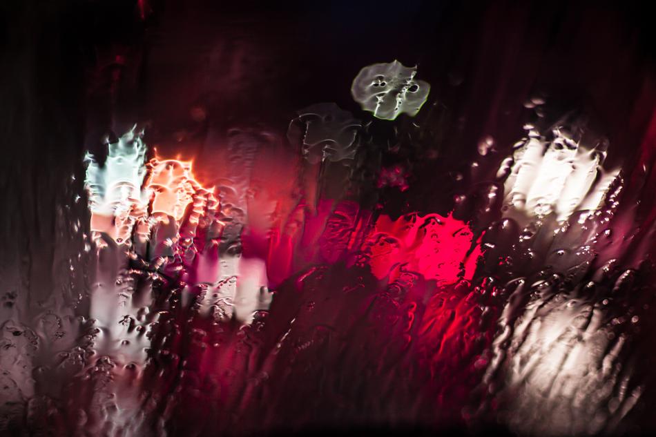 Glass Rain Water