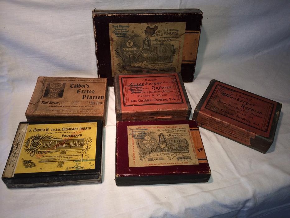 Photo Plates Photography Boxes