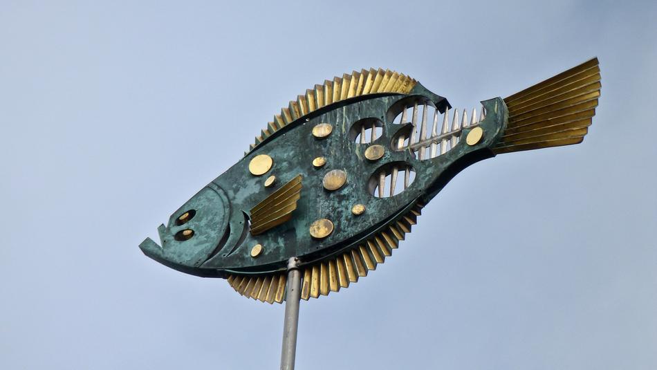 decorative Art Fish Weathervane