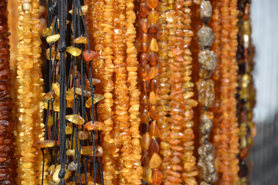 Amber Necklaces stones