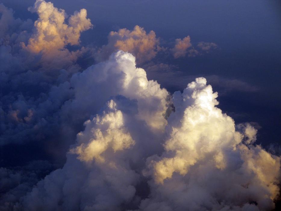 Clouds Look Down Sky